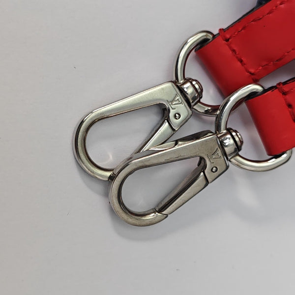 Leather Bag Strap Blue