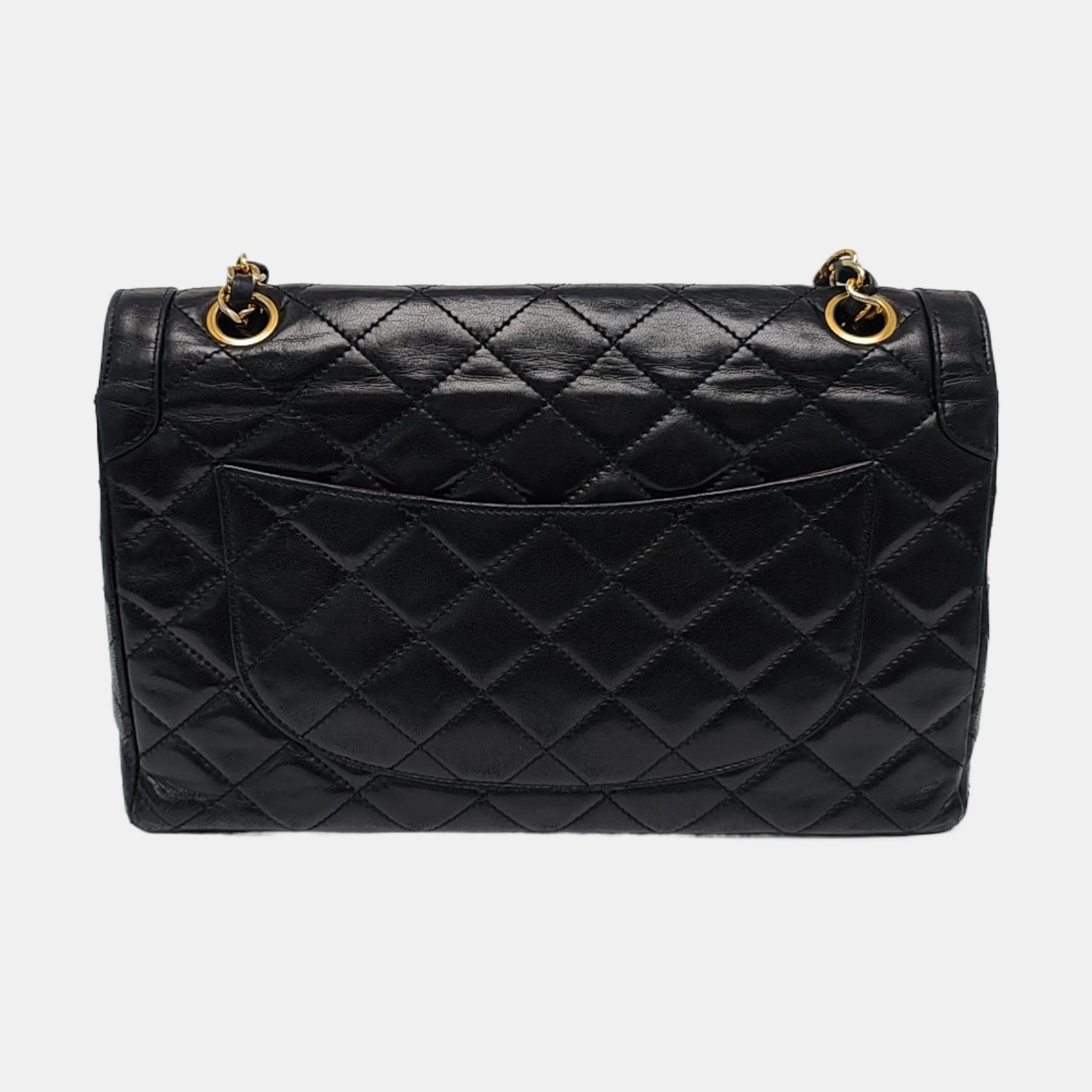 Quilted Lambskin Black