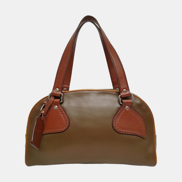 Calfskin Tote Bag Green