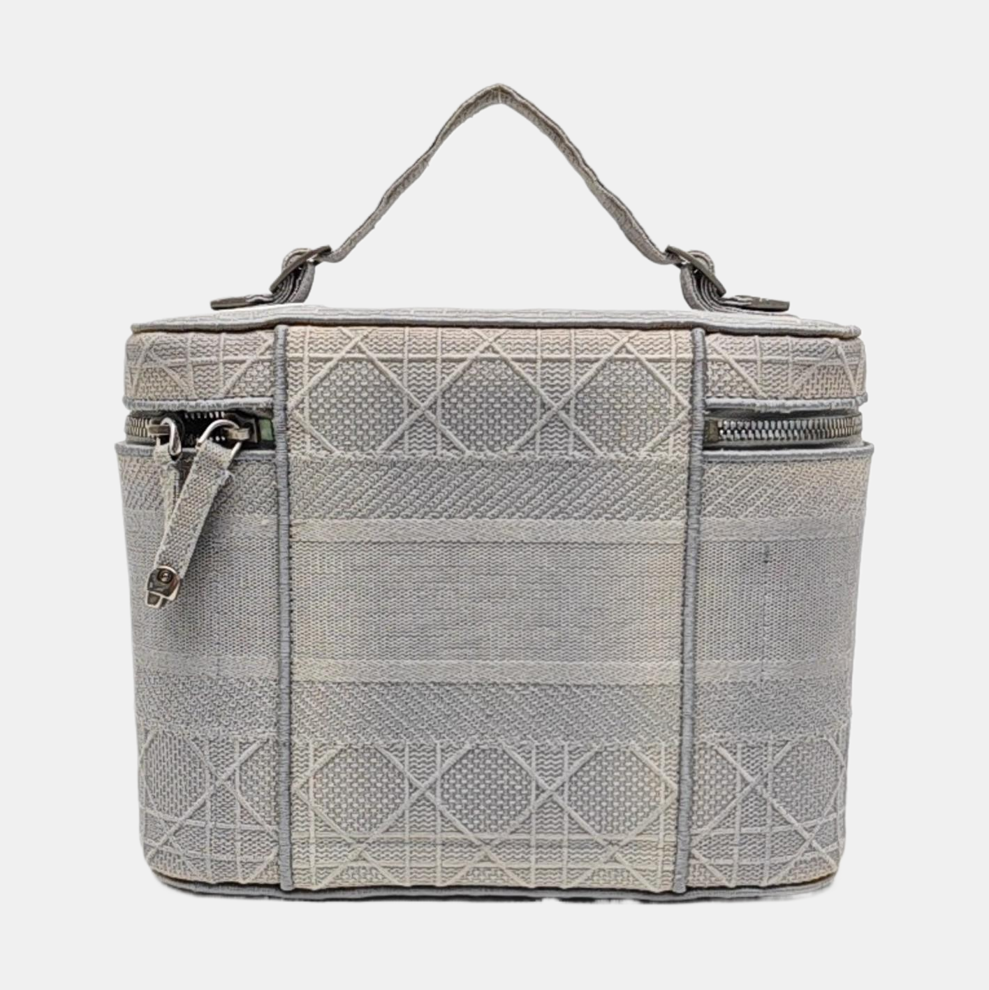Travel Vanity Cannage Canvas Gray