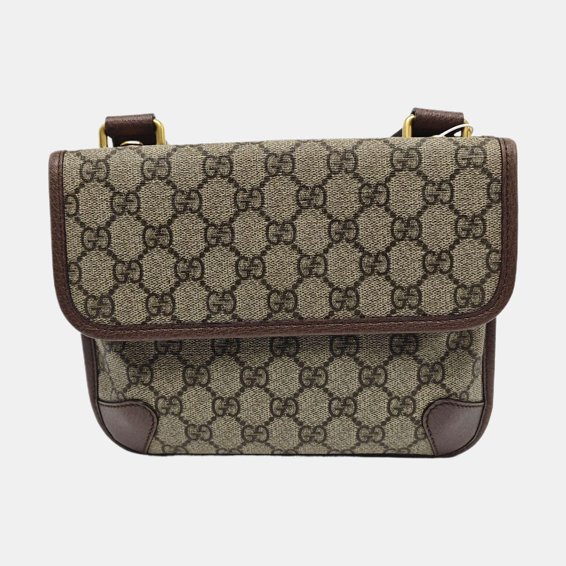 Neo Vintage Small Monogram Coated Canvas Beige