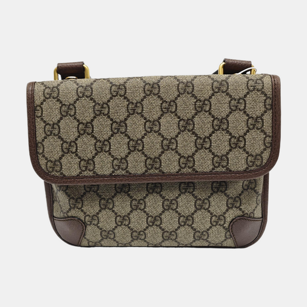 Neo Vintage Small Monogram Coated Canvas Beige