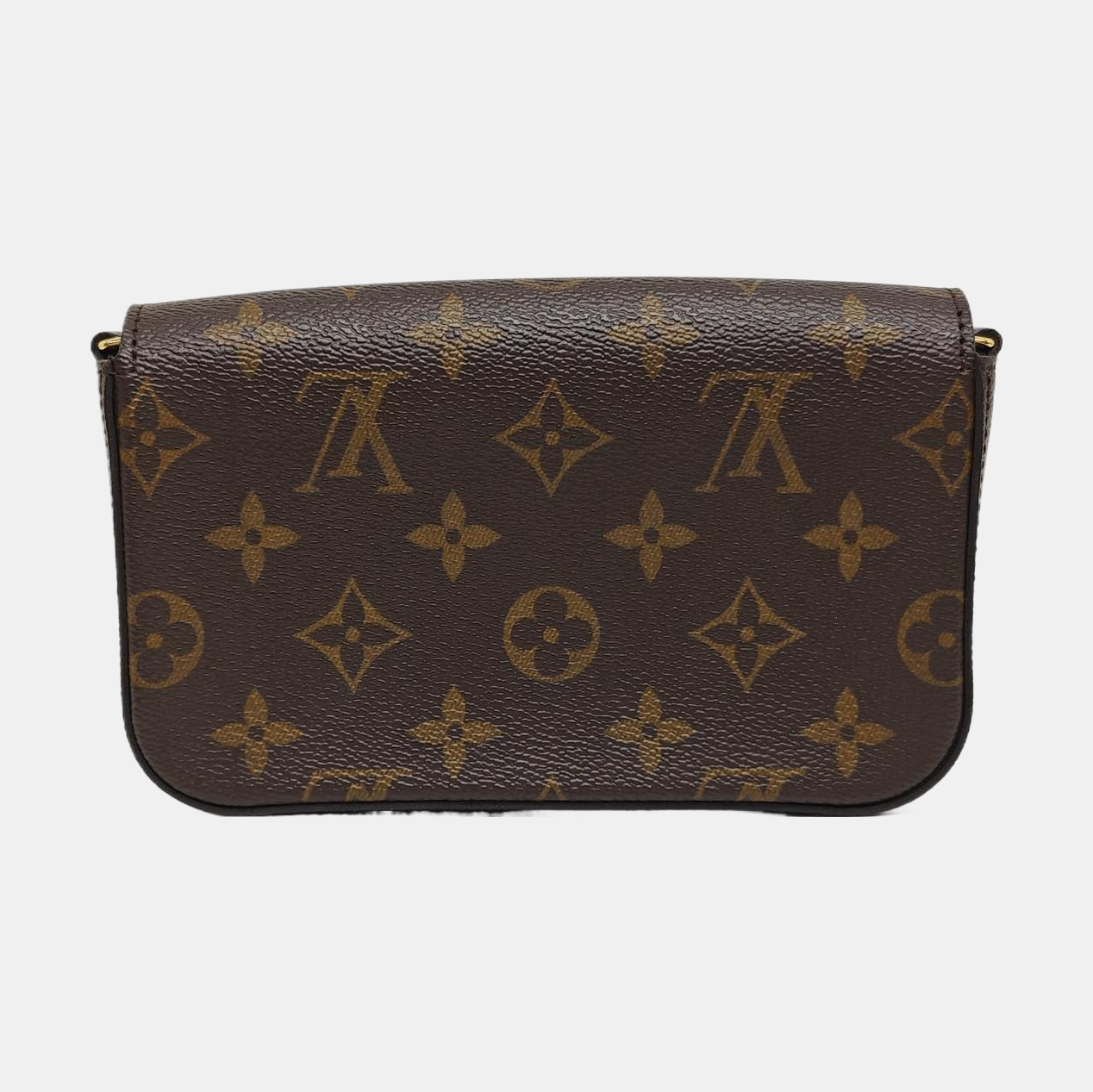 FÉLICIE Monogram Lona Revestida Marrón
