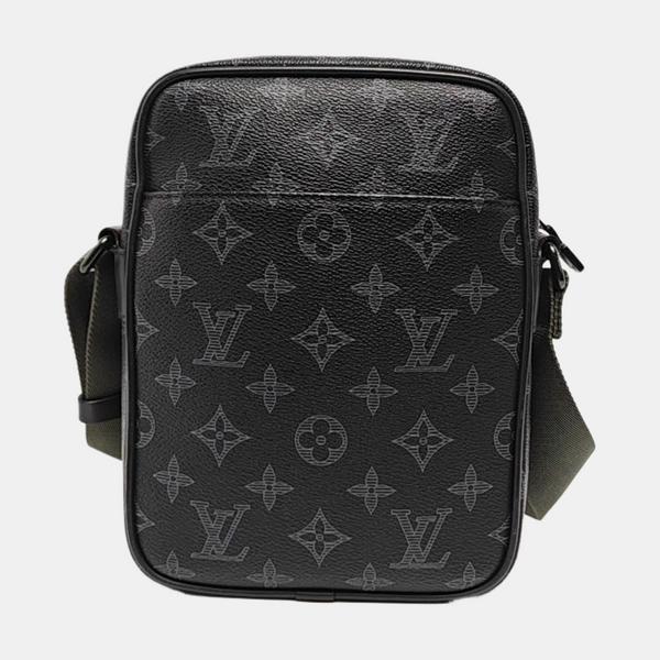 DANUBE PM Monogram Coated Canvas Black