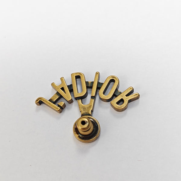 J'adior Metal Gold Stud Earrings
