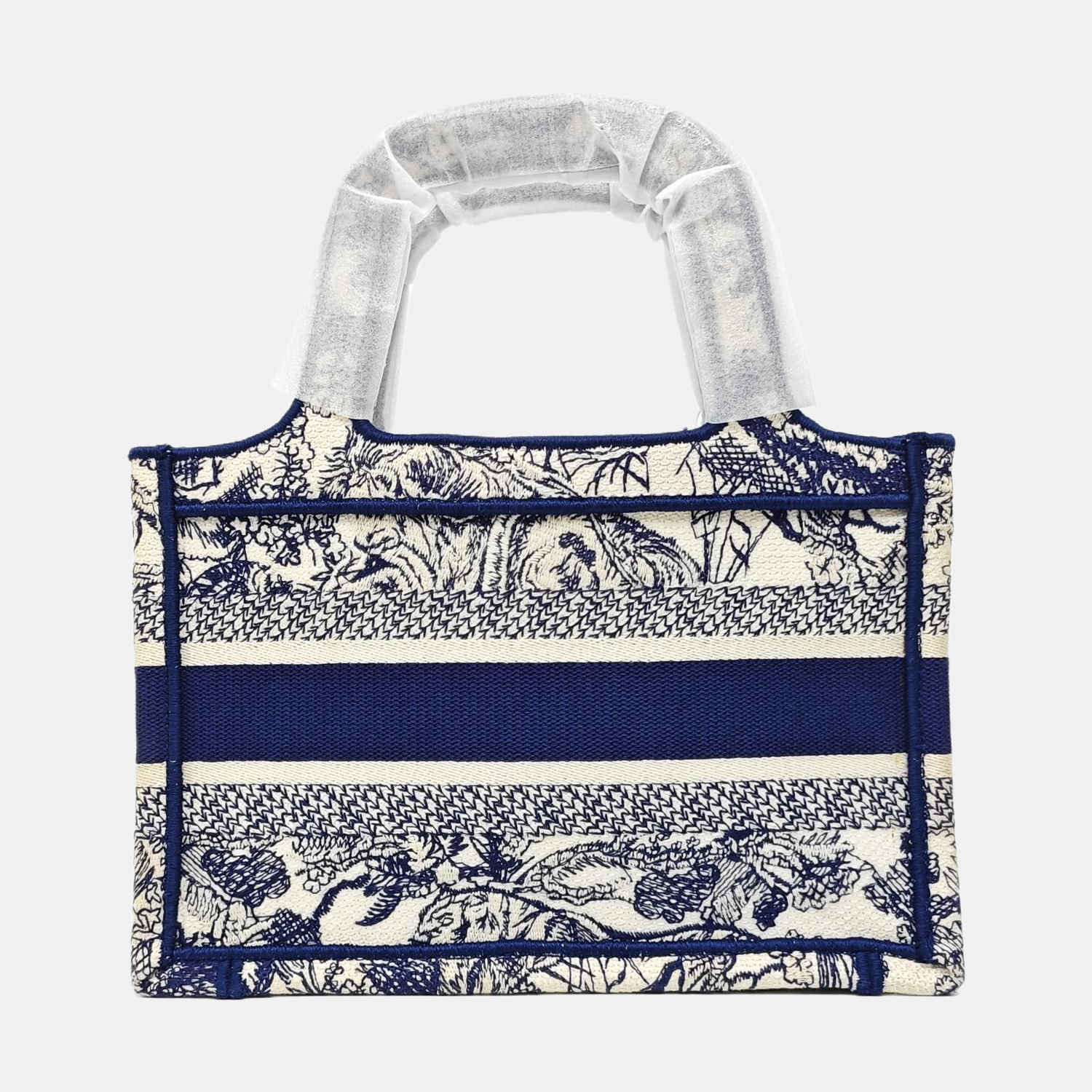 Book Tote Mini Fabric Blue