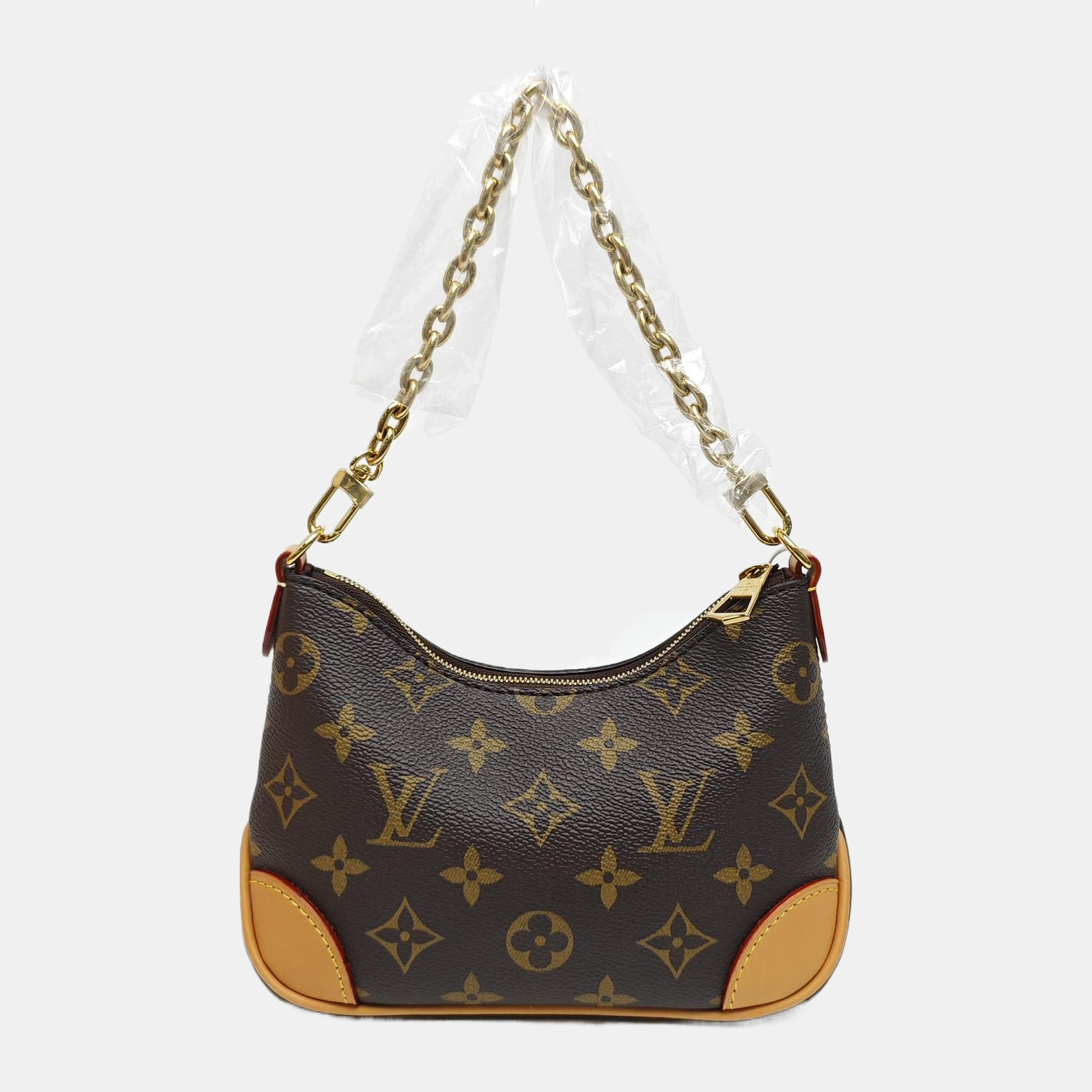 BOULOGNE Nano Monogram Coated Canvas Brown