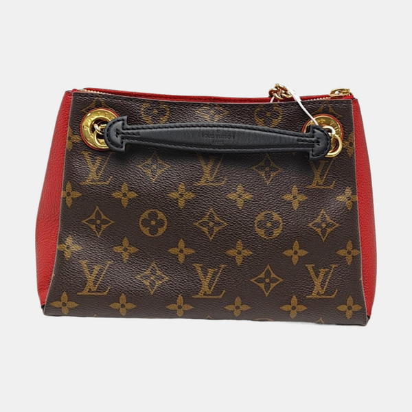SURENE BB Monogram Coated Canvas Brown