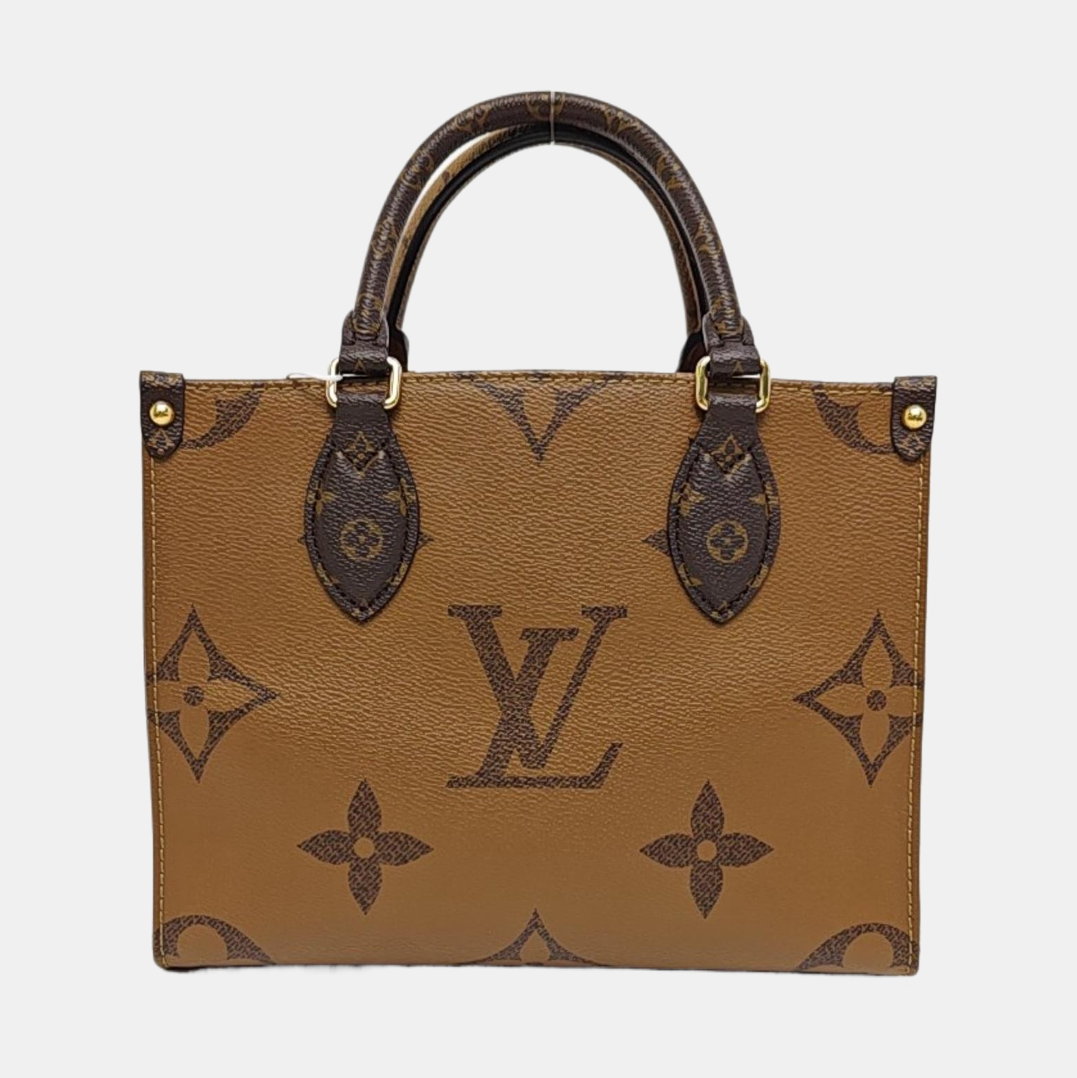 ONTHEGO PM Monogram Coated Canvas Brown