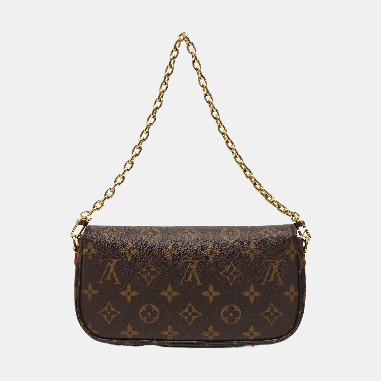 IVY Monogram Coated Canvas Brown