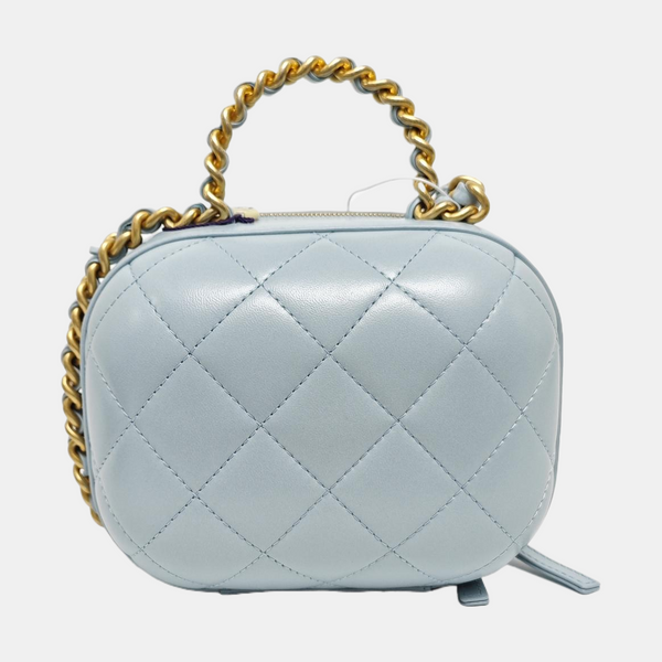 Quilted Lambskin Blue