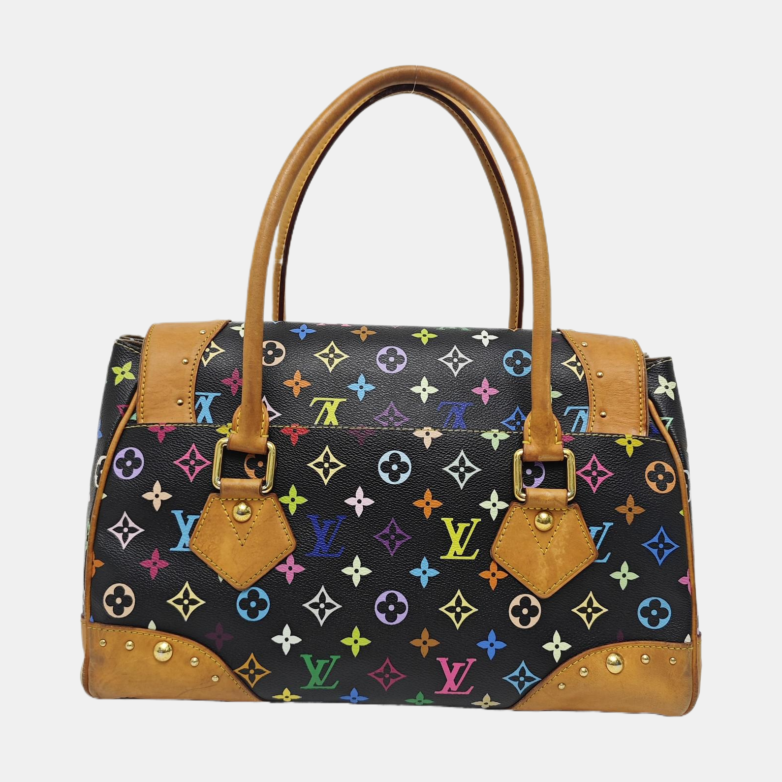 LV × TM BEVERLY GM Monogram Coated Canvas Black