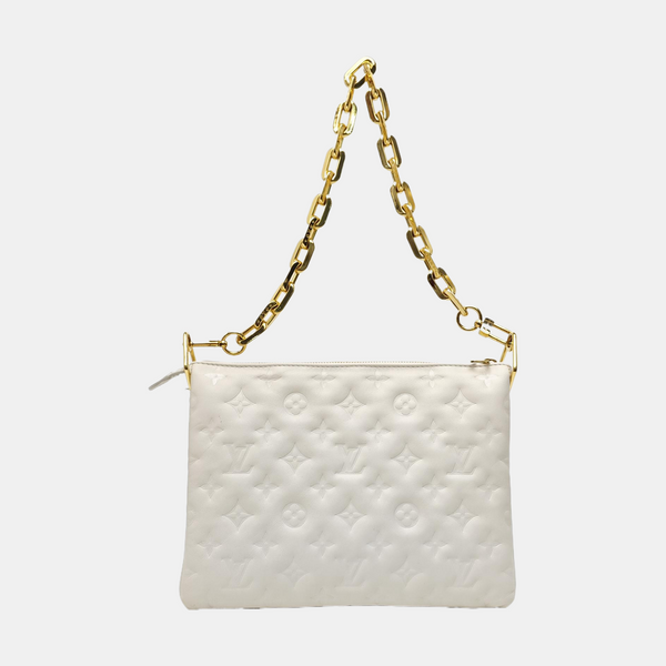 COUSSIN PM Lambskin White