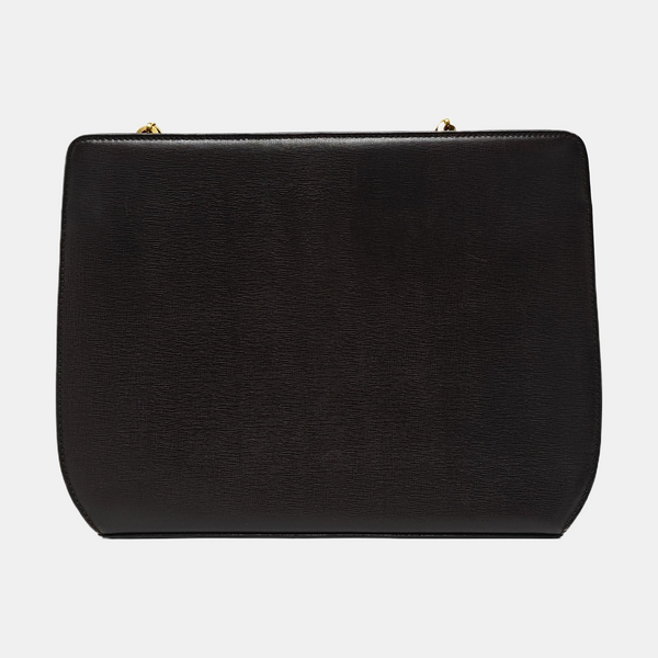 Calfskin Shoulder Bag Brown