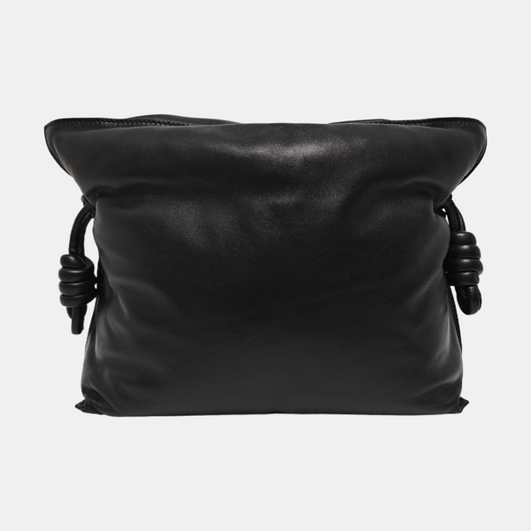 Authenticated pre-owned  Flamenco Medium Lambskin Black - Shoulder Bag at Looply