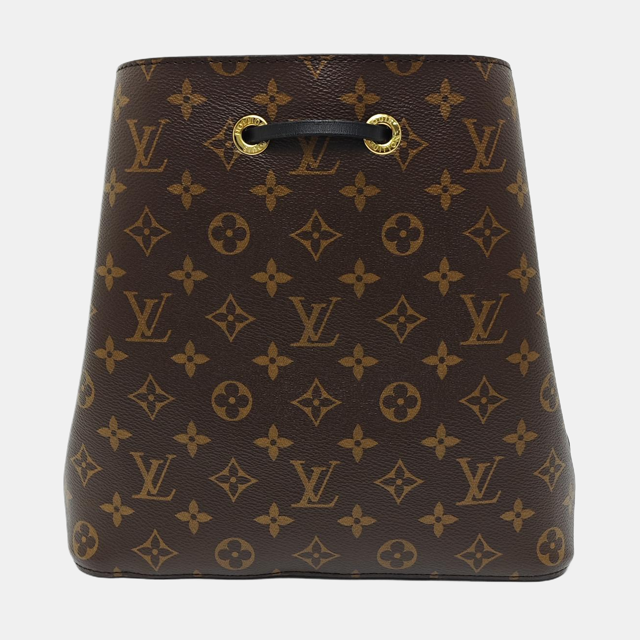 NÉONOÉ MM Monogram Coated Canvas Brown