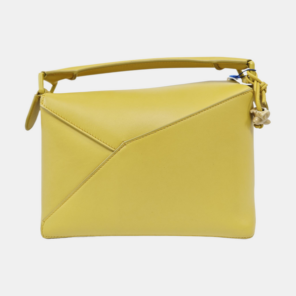 Puzzle Small Calfskin Yellow