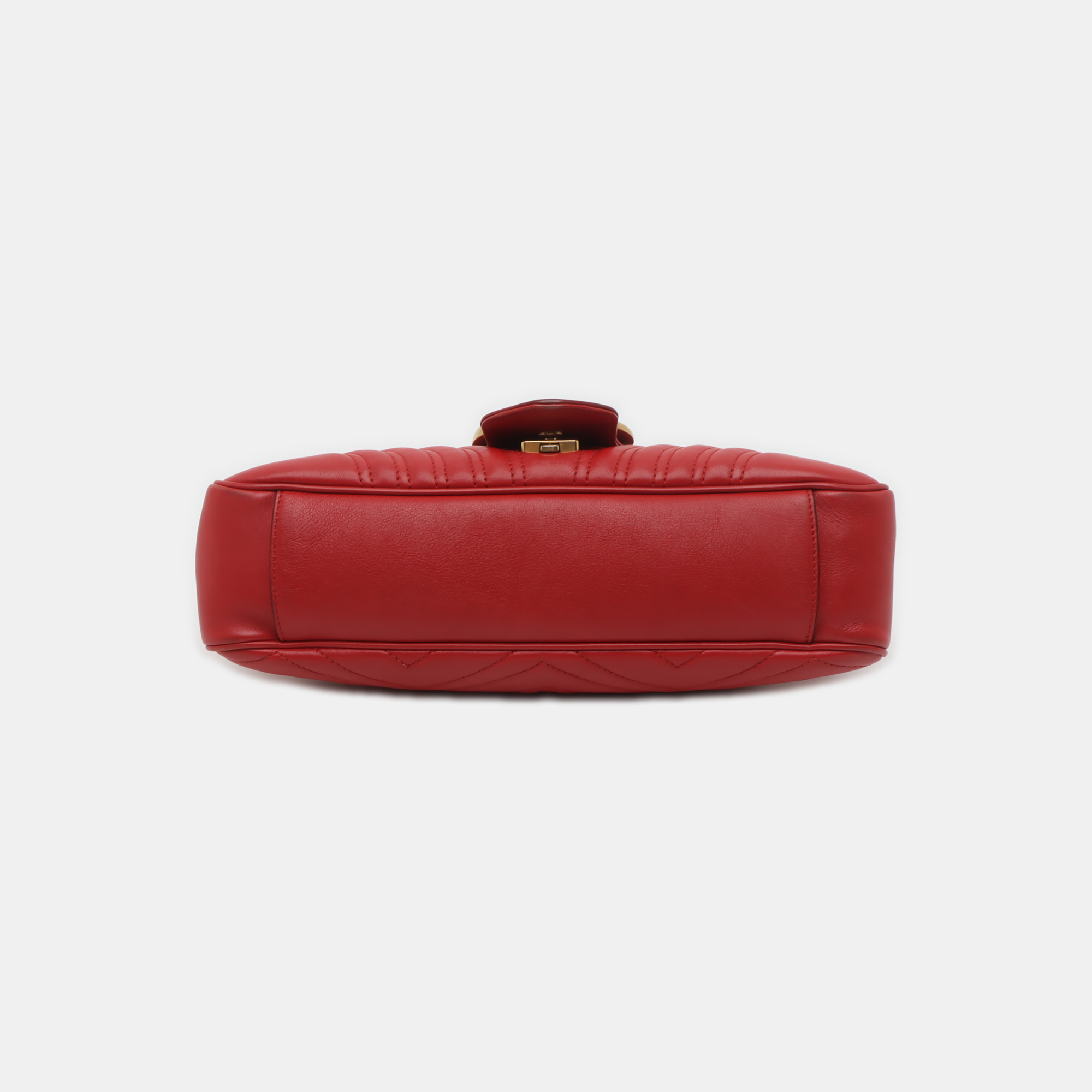 GG Marmont Large Quilted Calfskin Red