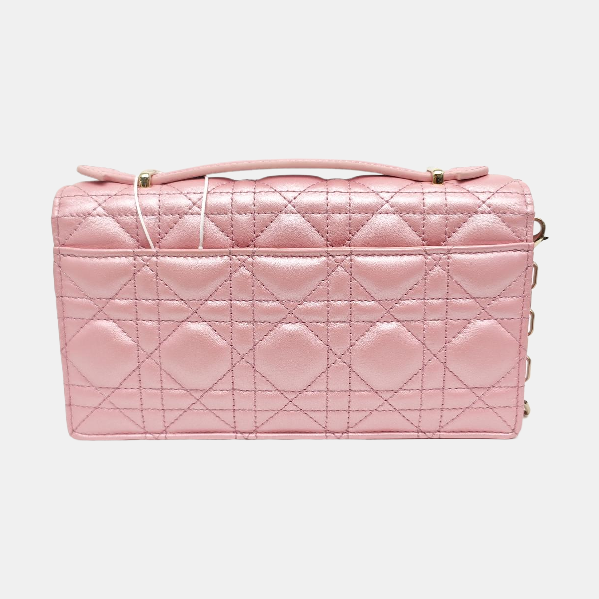 Lady Dior Mini Cannage Lambskin Pink