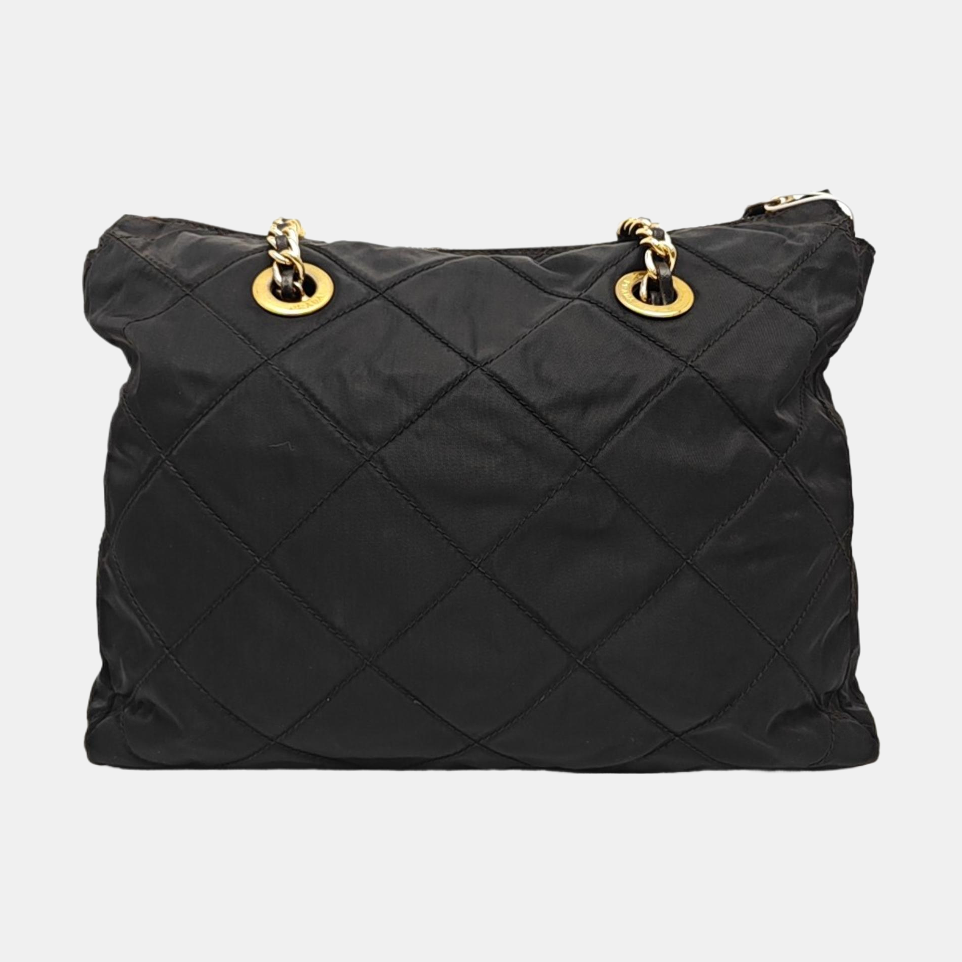Re-Edition 1995 Chaîne Quilted Nylon Black