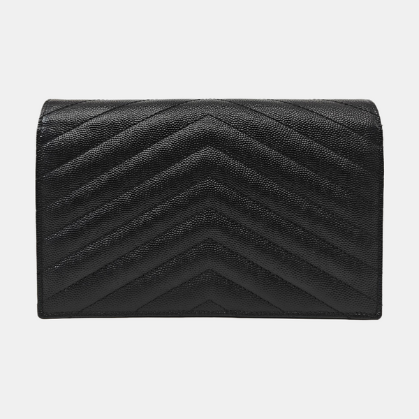 MONOGRAM WOC Chevron Calfskin Black