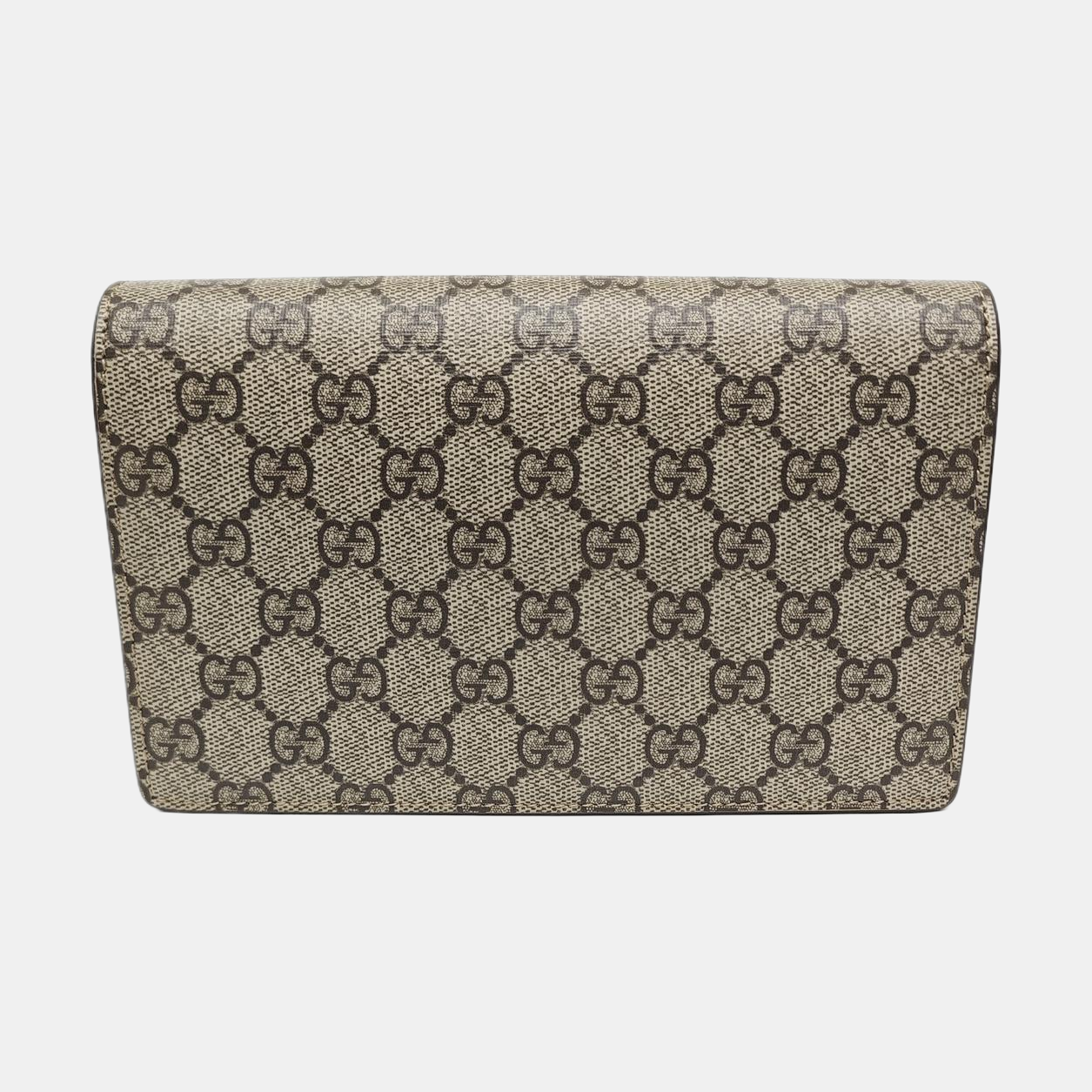 GG Marmont Small Monogram Coated Canvas Gray