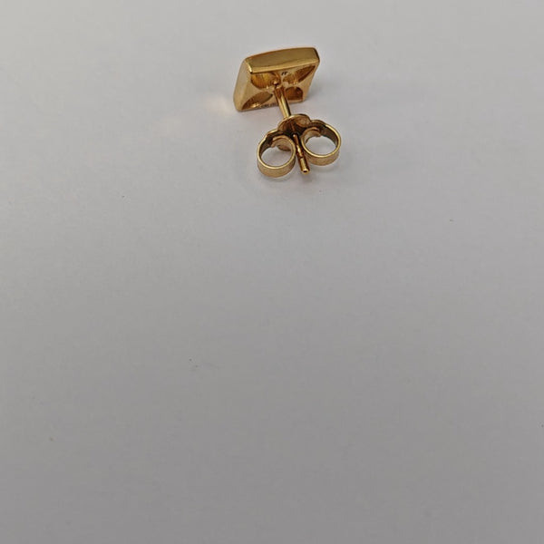 Metal Gold Stud Earrings