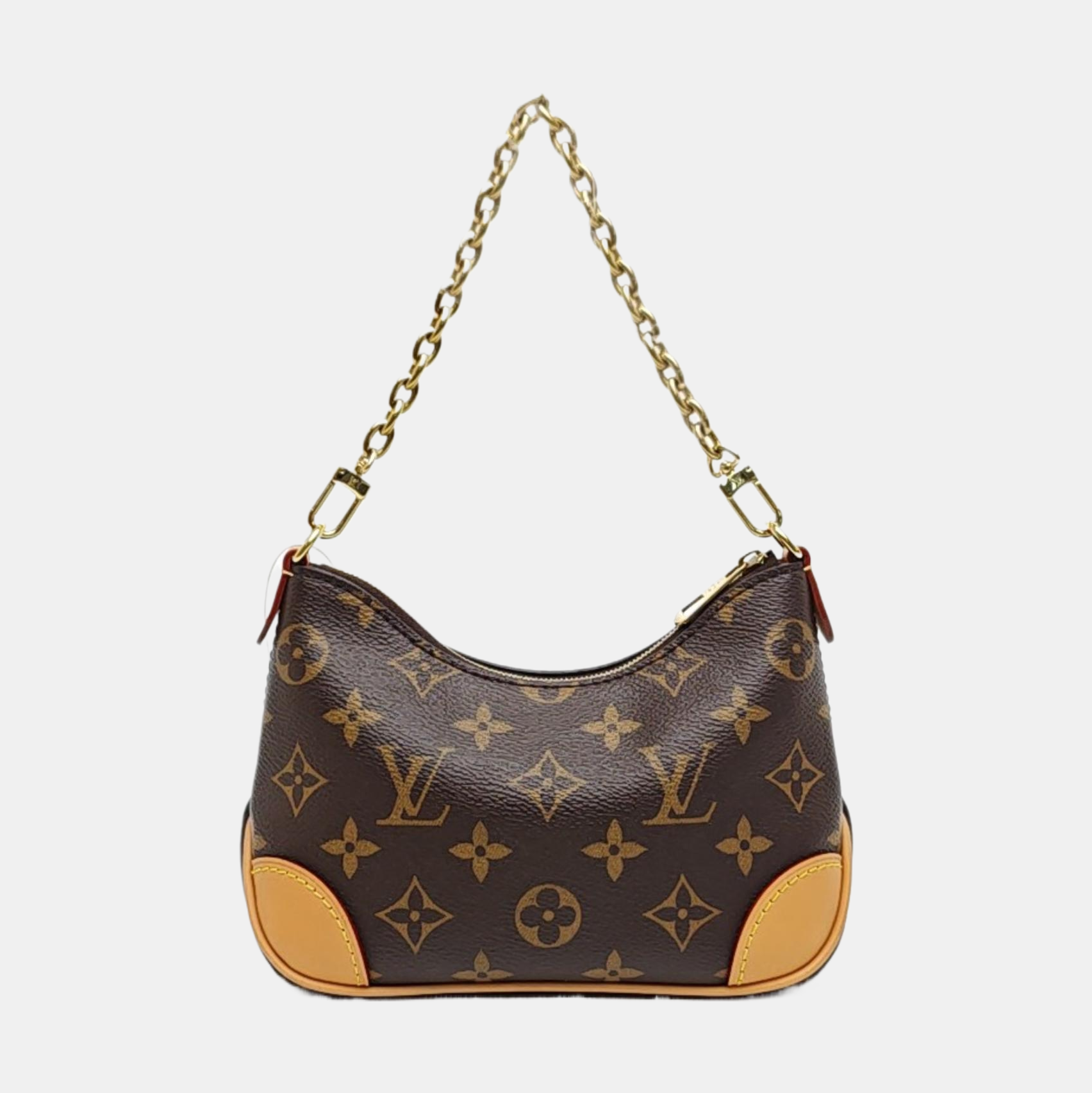 BOULOGNE Nano Monogram Coated Canvas Brown