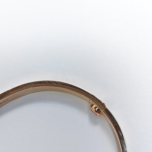 LOVE 18k Rose Gold Bangle