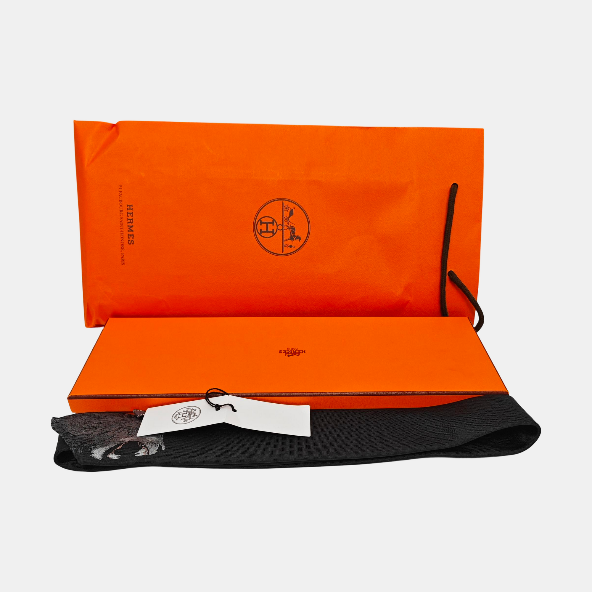 Mulberry Silk Tie Black