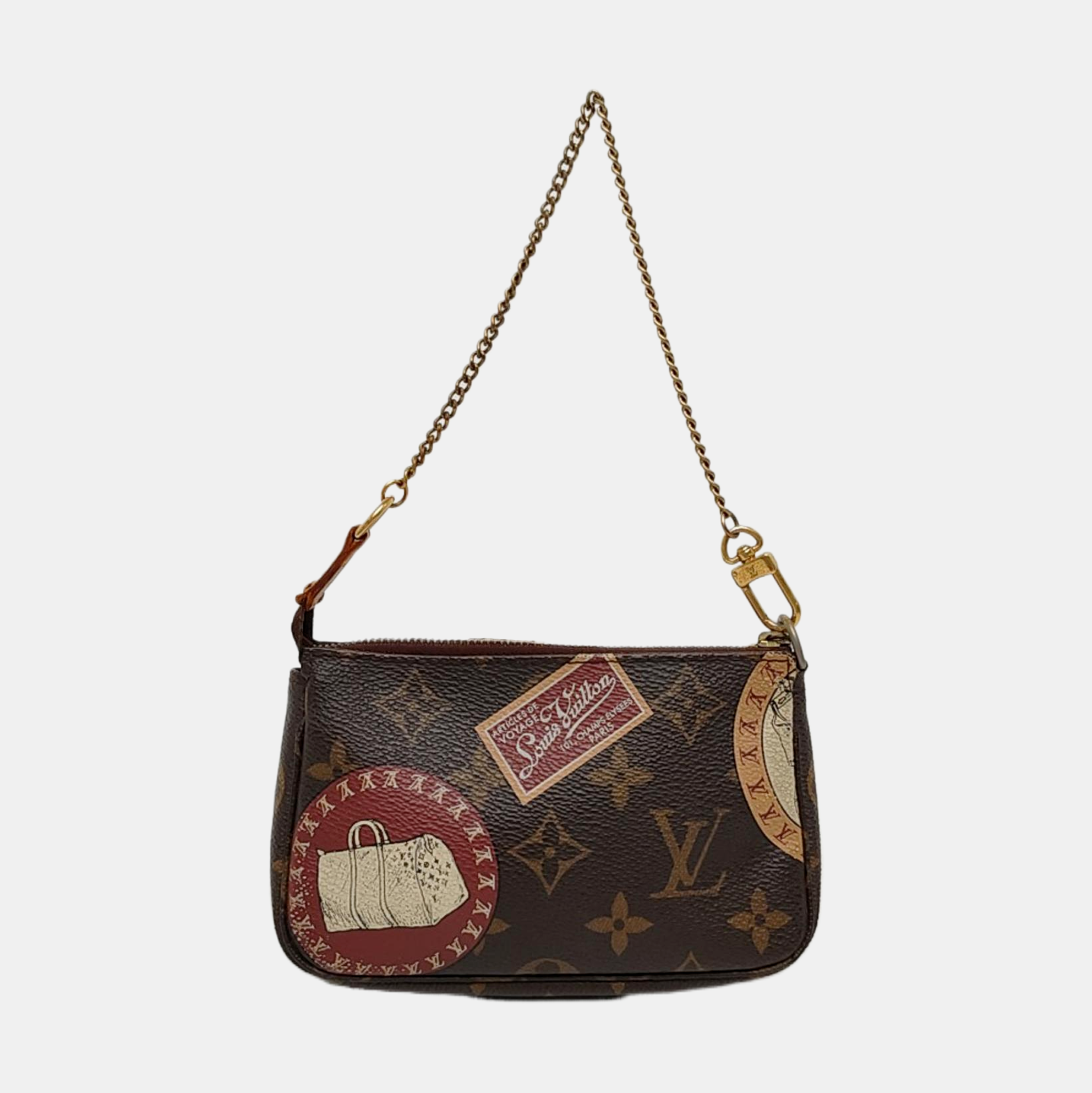 ACCESSOIRES Mini Monogram Coated Canvas Brown