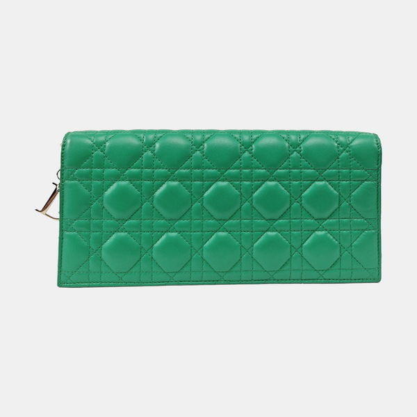 Lady Dior Medium Quilted Lambskin Green