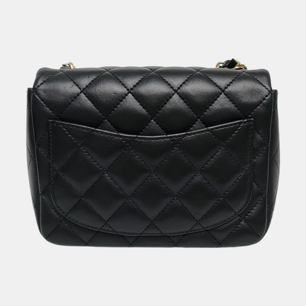 CLASSIC FLAP Mini Quilted Lambskin Black