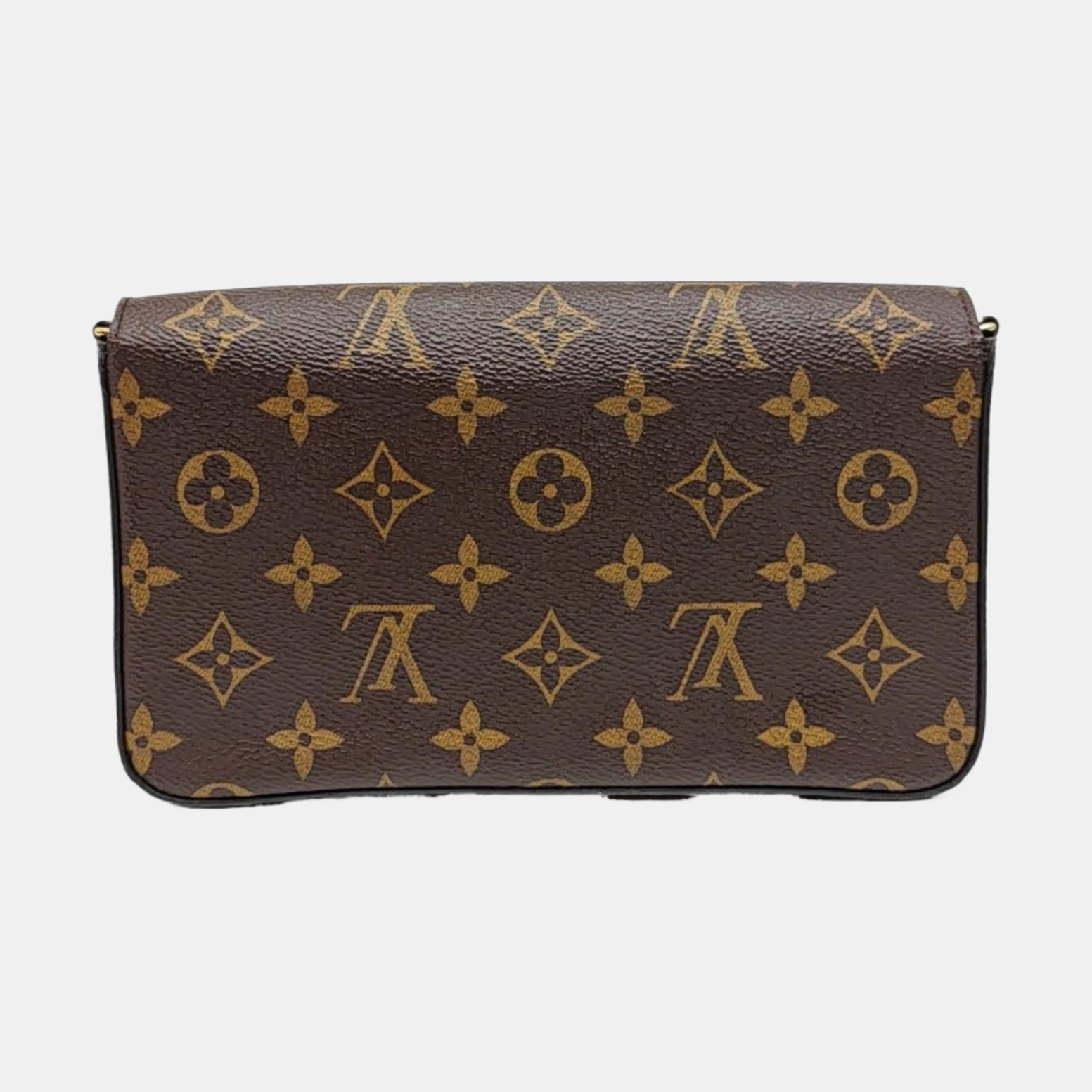 FÉLICIE Monogram Coated Canvas Brown