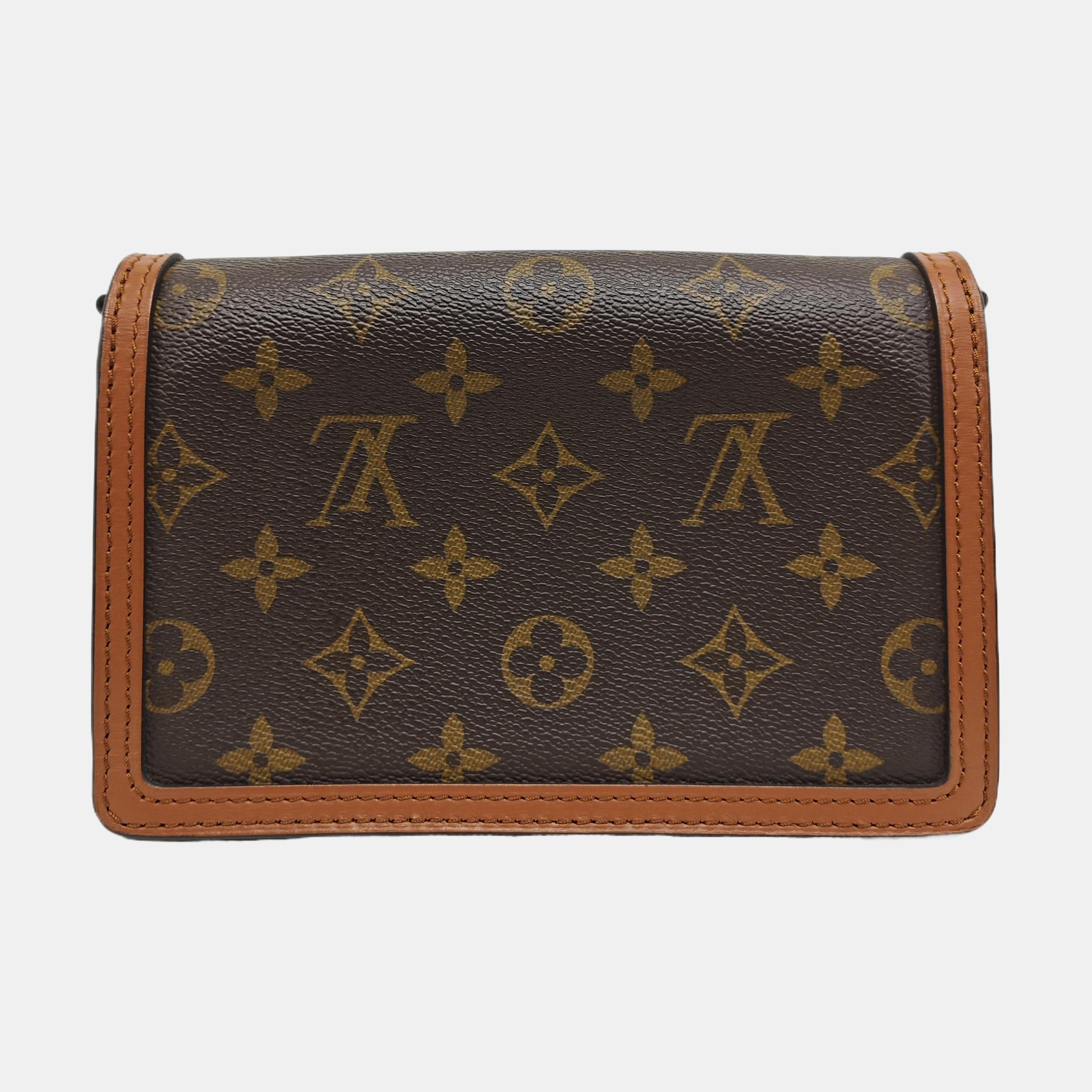 DAUPHINE WOC Monogram Coated Canvas Brown