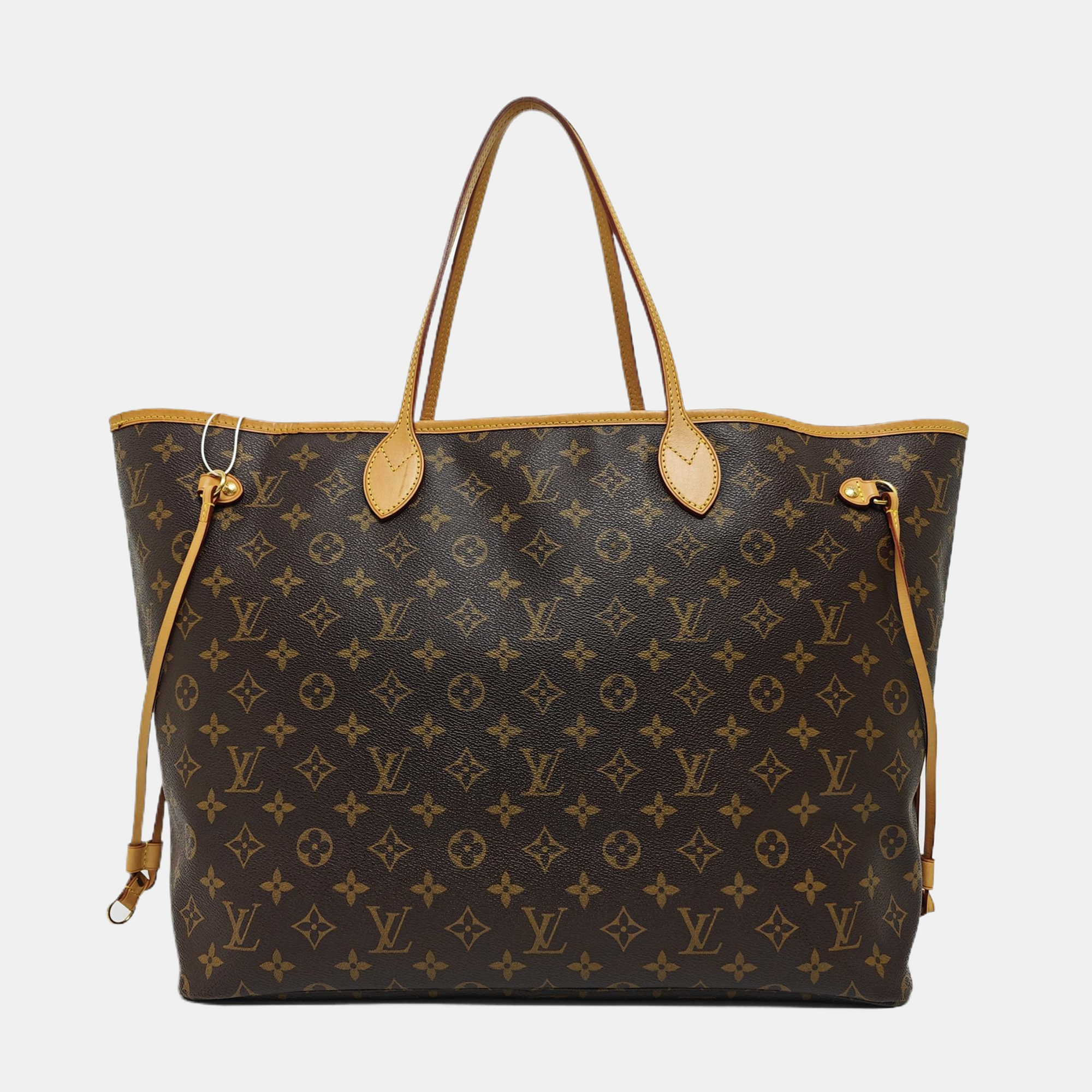 NEVERFULL GM Monogram Coated Canvas Brown