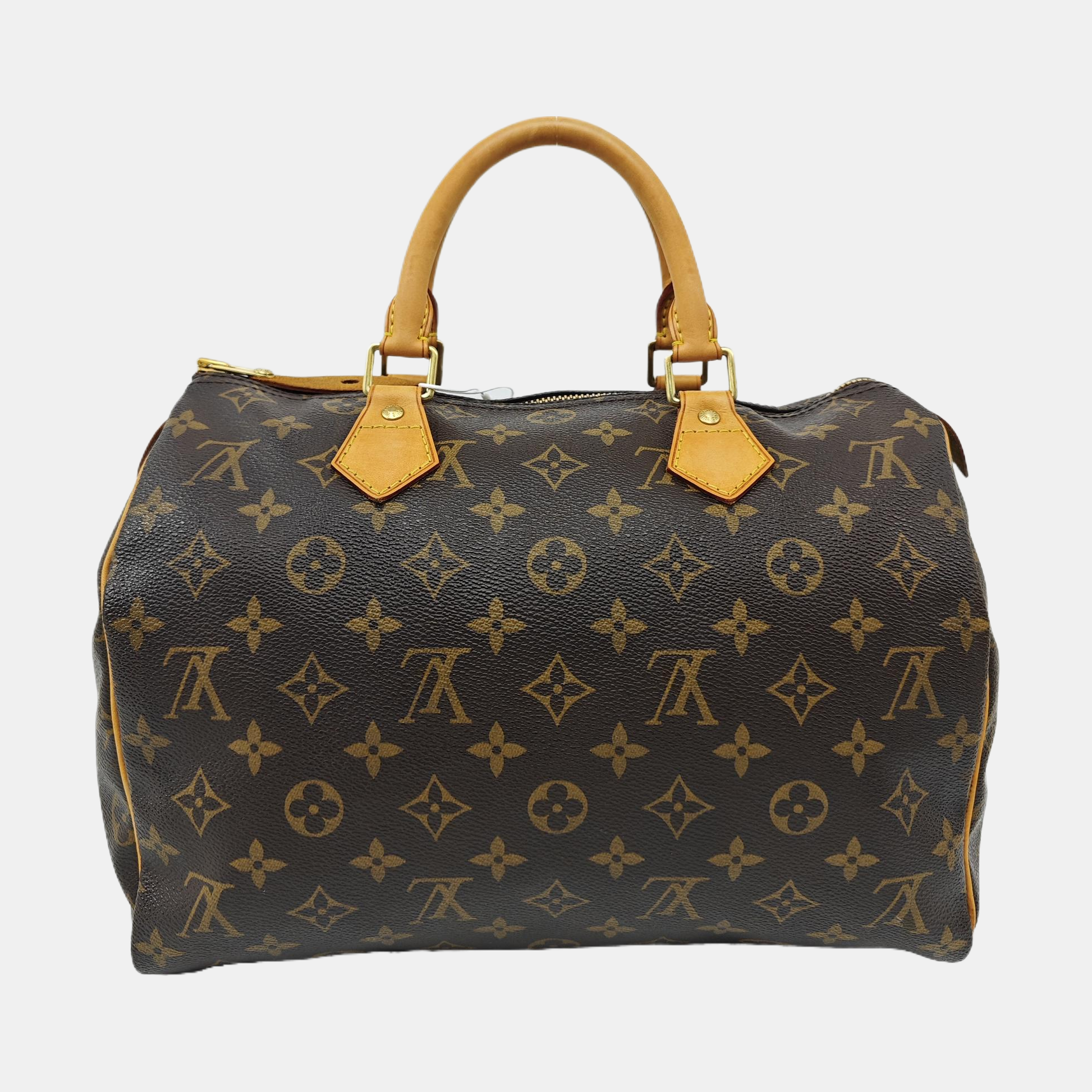 SPEEDY 30 Monogram Coated Canvas Brown