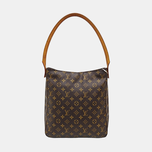LOOPING GM Monogram Coated Canvas Brown