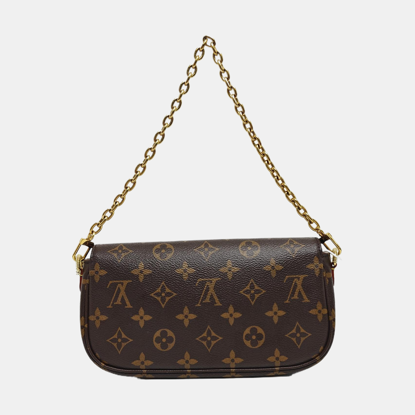 IVY Monogram Coated Canvas Brown