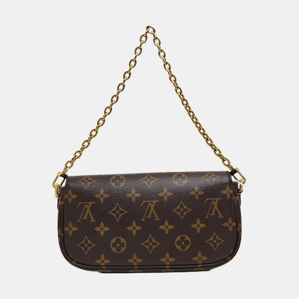 IVY Monogram Coated Canvas Brown