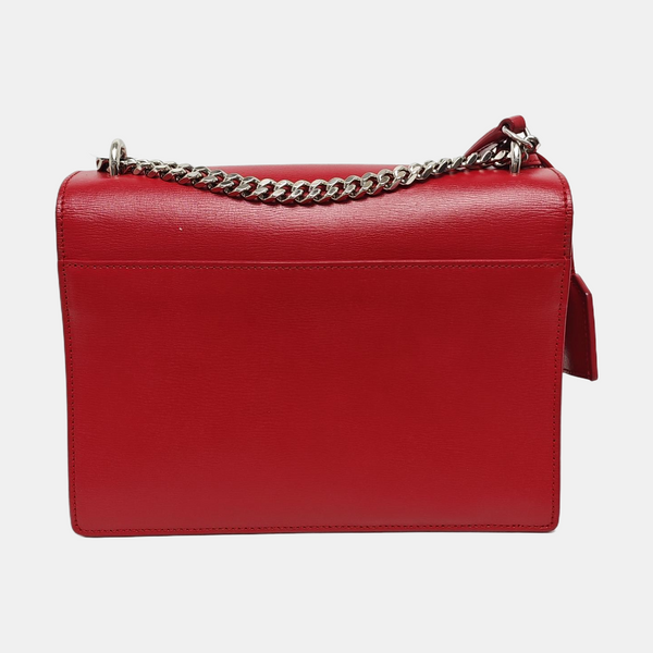 SUNSET Medium Calfskin Red