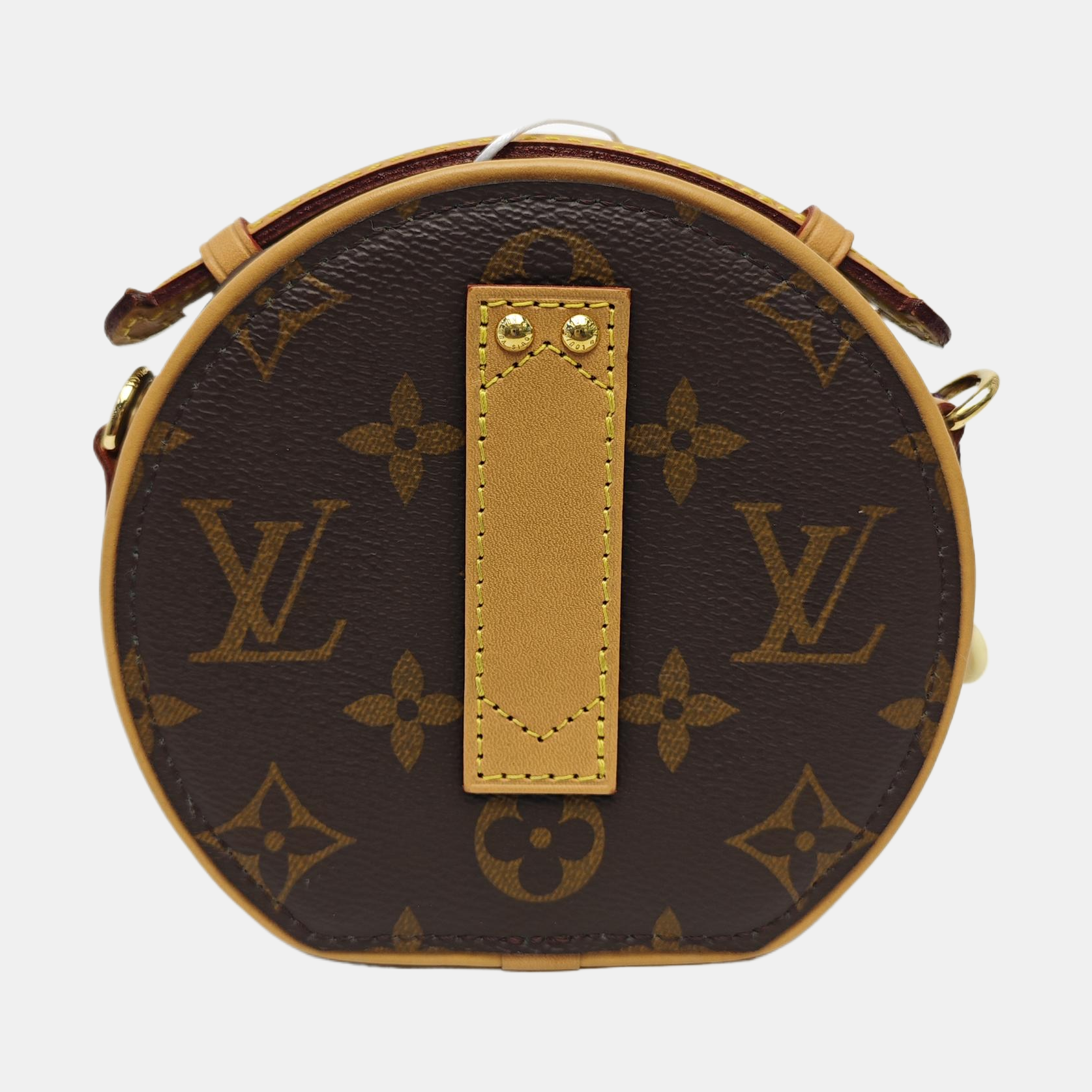 BOITE CHAPEAU Mini Monogram Coated Canvas Brown