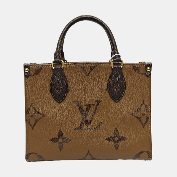 ONTHEGO PM Monogram Coated Canvas Brown