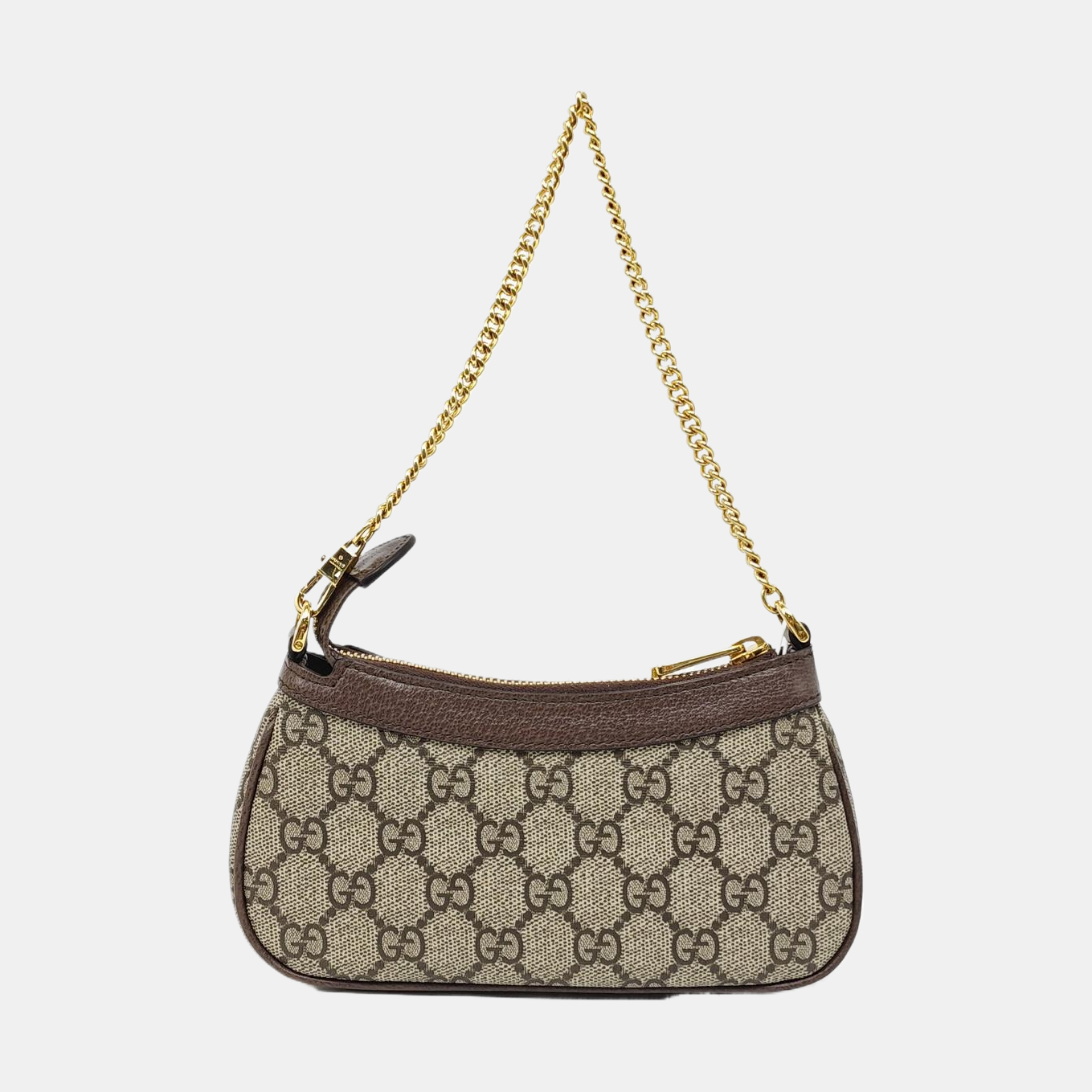 Ophidia Mini Monogram Coated Canvas Beige