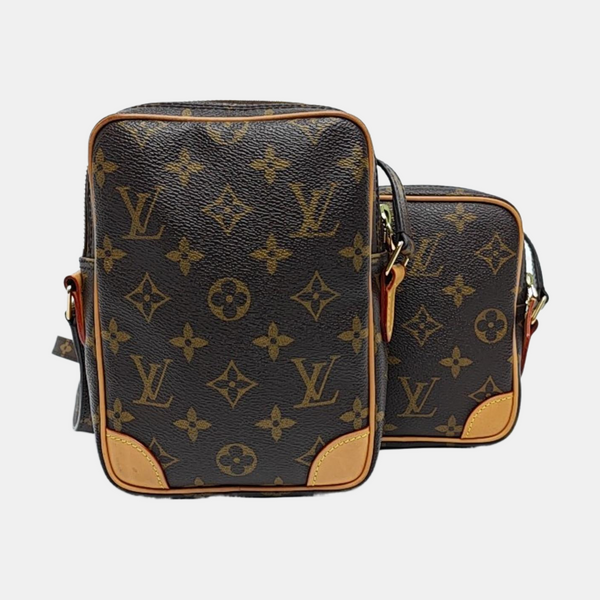 PANAME SET Monogram Coated Canvas Brown