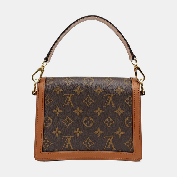 DAUPHINE Mini Monogram Coated Canvas Brown