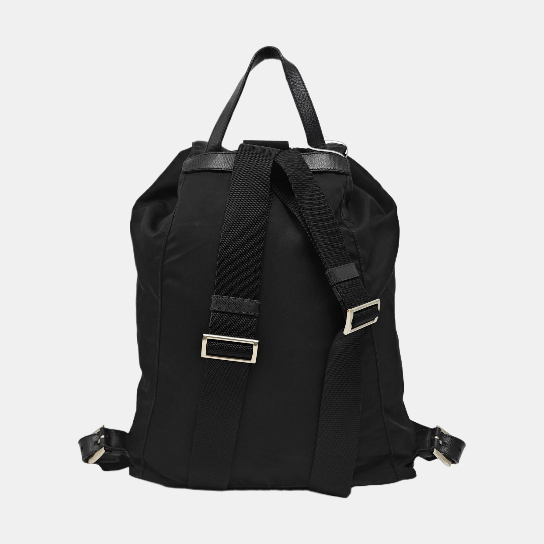 Nylon Backpack Black