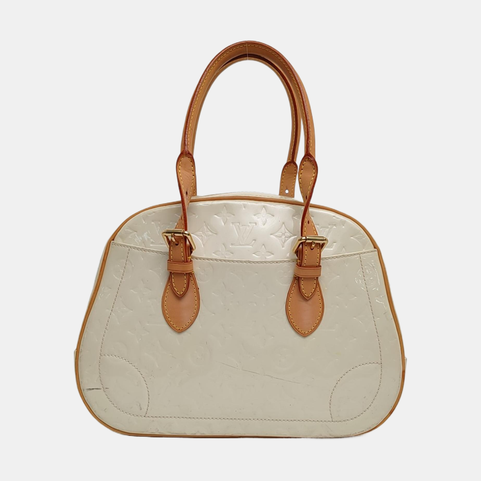 SUMMIT DRIVE Monogram Calfskin Beige