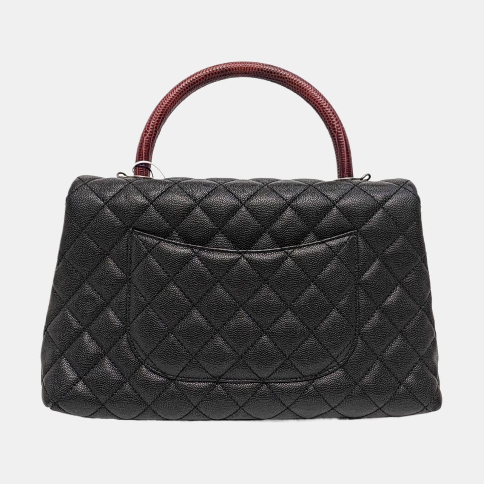 COCO HANDLE Medium Quilted Grained Calfskin Multicolor