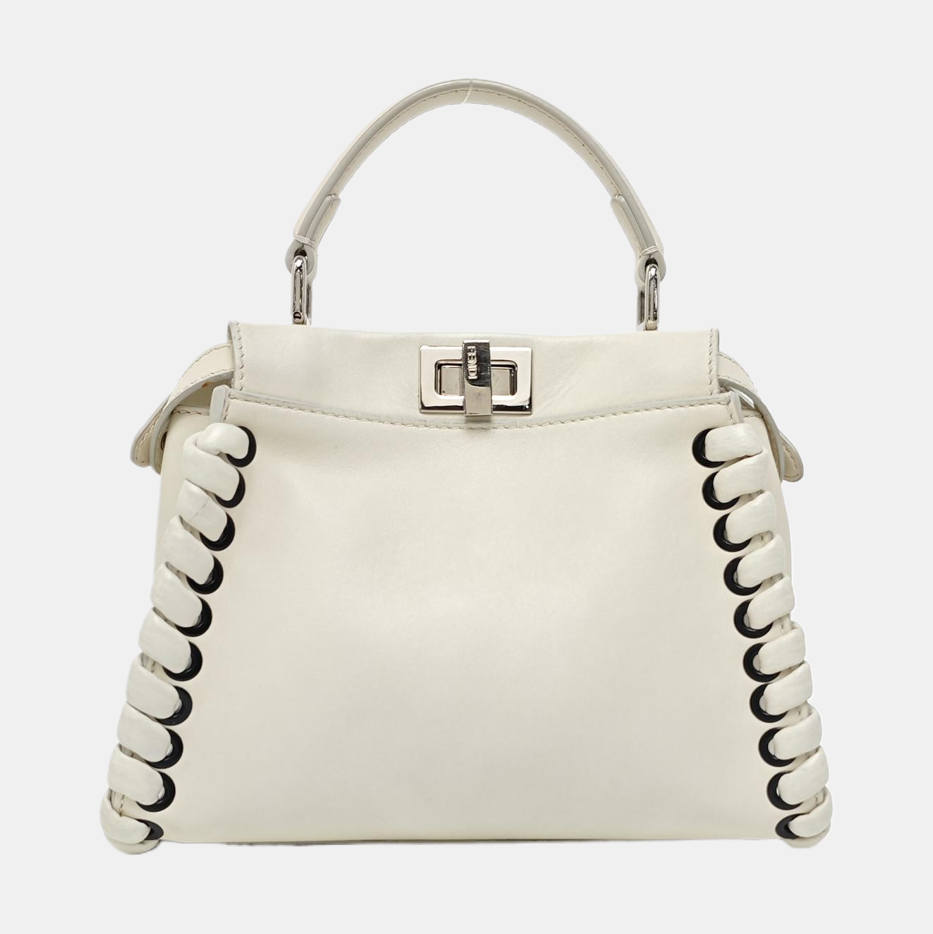 Peekaboo Mini Calfskin White